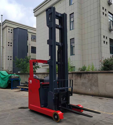 1T 1.5T 2T 2.5T Sit Down Electric Reach Stacker With Battery Charger 3m~12m For Material Handling/Warehouse/Lift Pallet