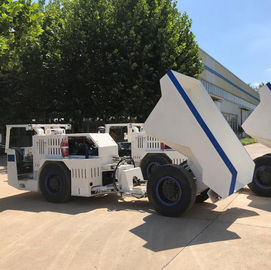 6 Ton Underground Mining Dump Truck 4 - Wheel Rigid Axles With Fully Enclosed