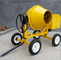 4 Wheel Mobile Concrete Mixer Machine 350L Small Gasoline Diesel Self-Discharging Concrete Mixer For Sale