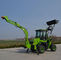 Powerful Compact Backhoe Loader 2.5 Ton Earth Moving Machinery