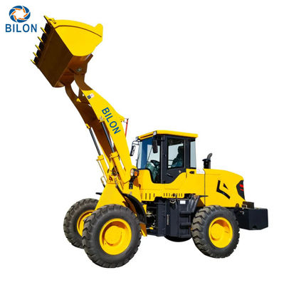 CHINA Earth-Moving Machinery 4 Wheel 1.1cbm Bucket Capacity Loader Small Mini Front End Loader With Weichai 92KW Engine