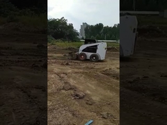 Cargador compacto de ruedas de mayor potencia 100HP con control de palanca de mando/cabina lujosa/aire acondicionado